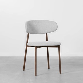 Cadeira Alba - Preto e Cinza