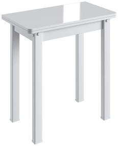 Mesa De Jantar Dobrável Multiuso Cozinha Em Mdf - Branco