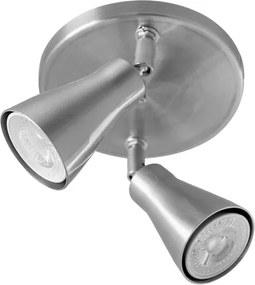 Spot Sobrepor Aluminio Escovado