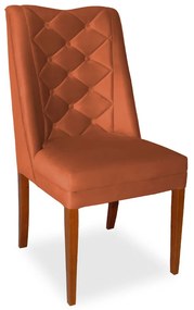 Cadeira de Jantar Micheli Suede Telha