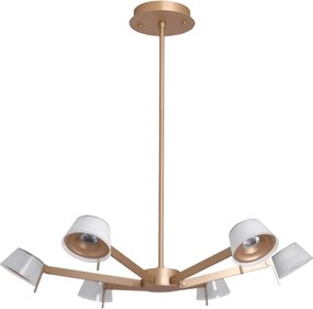 Pendente Led Metal Aluminio 28W 3000K Copo - CHAMPAGNE