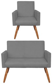 KIT 01 NAMORADEIRA COM 01 POLTRONA LARIS
