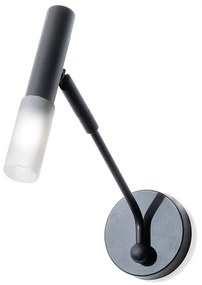 Arandela Flash 9X16X22Cm Tubo Ponteira Acrílico Metal Alumínio 01Xg9 -... (LUNA)