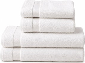 Jogo de Toalha 4 pçs Trussardi 100% Algodão Lussure  Branco