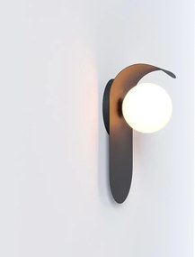 Arandela Wave 14X14X28Cm Aluminio E Globo Ø10Cm Rosca 01Xg9 - Qimporta... (CHAMPANHE)