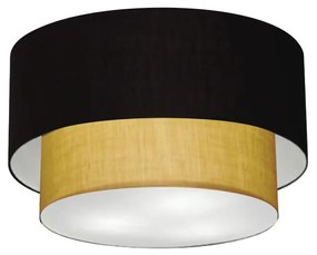 Plafon Para Banheiro Cilíndrico SB-3045 Cúpula Cor Preto Palha