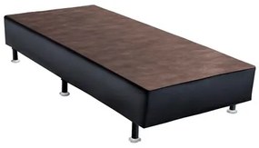 Base de Cama Box Light Courino Preto Solteirao 108 cm (LARG) - 52657 Sun House
