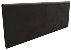 Cabeceira Solteiro Cama Box 90cm Painel Clean Suede M11 - D'Rossi - Preto