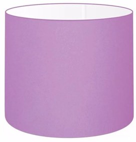 Cúpula Abajur Cilíndrica Cp-7012 Ø30x25cm Lillás
