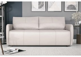 Sofá Decorativo Sala de Estar Lily 2 Lugares 160cm Couro Off White G34 - Gran Belo