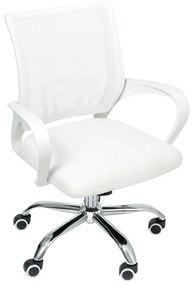 Cadeira de Escritório Itália Relax Giratória Branca - Cadeira de Escritório Itália Relax Giratória – Branca