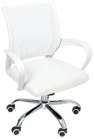 Cadeira de Escritório Itália Relax Giratória – Branca