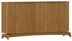 Buffet Aparador Sala de Estar 160cm 4 Portas Zuni Ypê N02   - Mpozenat