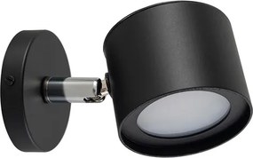 Arandela Led Alumínio Preto 5w 3000k Aurora