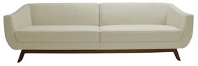 Sofá 3 Lugares Boomer 210cm Veludo Bege G15 - Gran Belo