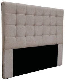 Cabeceira Cama Box Solteiro 90 cm Verona Linho S04 - D'Rossi - Areia
