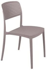 Cadeira Tramontina Serena Camurça Empilhável em Polipropileno com Proteção Antimicrobiana