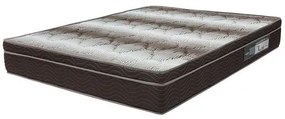 Colchao Light Ortopedico Queen Cinza e Marrom 158cm - 70148 Sun House