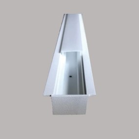 Perfil Embutir Para Fita Led Garbo 175Cm 3,4X175X1,7Cm | Usina 30030/1... (PT - Preto Texturizado)