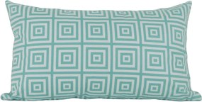 3 Capas Almofada Confort Veludo Turquesa 30x50cm