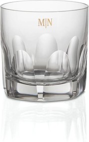 Copo de Cristal Lapidado 65 P/ Whisky Double Blend 400 ml Incolor