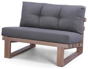 Sofa Modular Dori Linho Brooks Chumbo Base Drift - 73570 Sun House