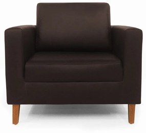 Poltrona Decorativa Gabriela Courino Marrom
