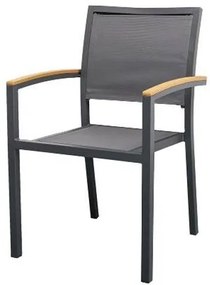 Cadeira Cristina Tela Grafite Base Grafite 56cm - 60554 Sun House