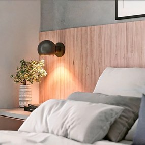 Arandela Buriti Cúpula Alumínio 1Xe27 Mini Ø14X13X21Cm - Usina 5808/1* (BT - Branco Texturizado, BT - Branco Texturizado)