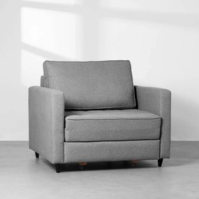 Sofá-Cama Belize Solteiro Trend Cinza Brita - 1m