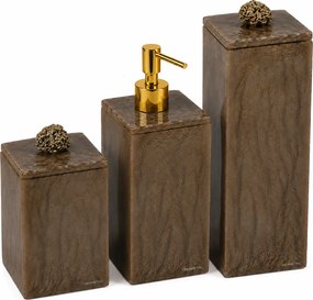 Conjunto 3 pçs Naturalle Pirita - Champagne - Gold Gold