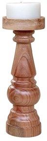 Castiçal Madeira Natural Vik G - Natural Kleiner