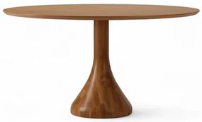 Mesa Jantar Maribela Redonda Cor Champagne 100cm - 76758 Sun House