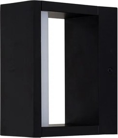 Arandela Led Alumínio Preto 7w 3000k Ip65