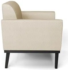 Poltrona Base Madeira Preto Kit 2 Maressa Veludo Luxo Off White - Ibiz
