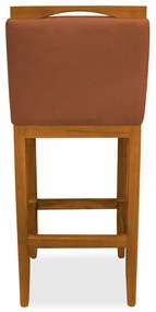 Banqueta Decorativa Elis Veludo Telha