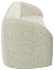 Sofá Living Decorativo 3 Lugares 252cm Meris Z32 Boucle Cru - Mpozenat