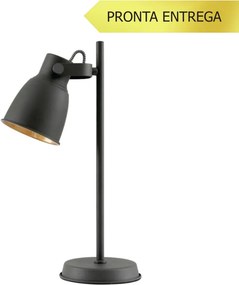 Luminaria Pixar Ø15X29X46Cm Metal Preto 1Xe27 |Opus Dn 37486 (Preto)