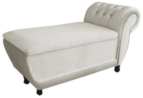 Recamier Goya Veludo M11- D'Rossi - Bege