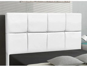 Cabeceira Roma para Cama Box Casal 140 cm Corino I02 - D'Rossi - Branco
