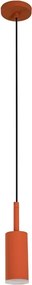 Pendente Led Tubo Aluminio 3W 3000K Linea - TERRACOTA