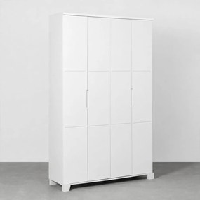 Guarda-Roupa Luna 4 Portas - Branco