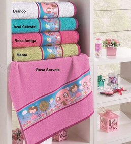 Toalha de Lavabo Infantil Alice - 30x50cm - Lufamar