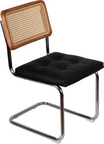 Cadeira Cesca Encosto Palha - Madeira Clara