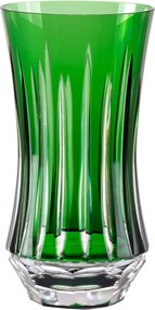 Copo de Cristal Mozart Basic Lapidado P/ Long Drink 430ml Verde Escuro - 66