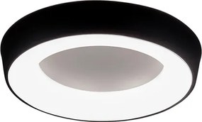 Plafon Led Sobrepor Redondo 25,2W 3000K 47Cm Apollo - PRETO