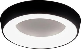 Plafon Led Sobrepor Redondo 25,2w 3000k Ø47cm Apollo - PRETO
