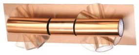 Arandela Swilver Tubo 2 Facho 2 Movel 6,5X09X27Cm 2Xmr11 C/ Interrupto... (DOURADO FOSCO)