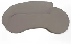 Sofá Living  3 Lugares 260cm Braço Esquerdo Mozart D06 Bouclê Bege Esc