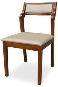 Kit 6  Cadeira de Jantar Wendy Courissimo Factor Pérola
